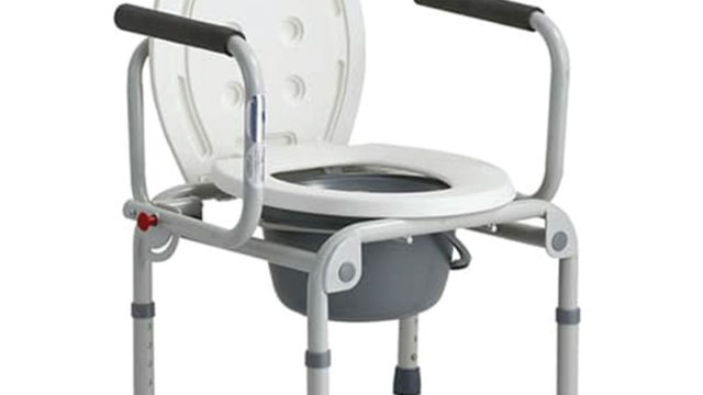 Chaise hygiénique ajustable + accoudoire