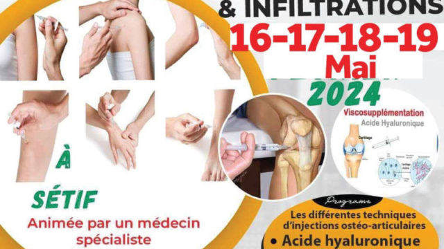 Formation continue en infiltrations , mésothérapie ostéo-articulaires et les injections sur les points triggers